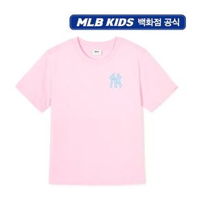 24SS  7ATSB0243-50PKP [KIDS]베이직 스몰로고 반팔 티셔츠 뉴욕양키스