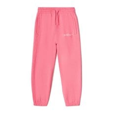 [해외배송] 오프화이트 주니어 부키쉬 로고 팬츠 OGCH001F23FLE002 3201 FUCHSIA WHITE