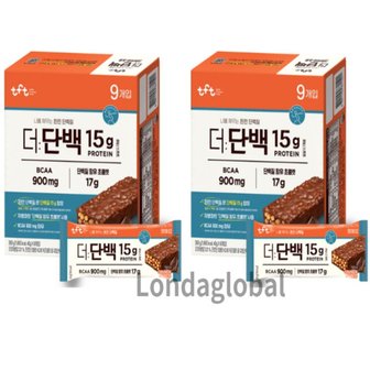  빙그레 tft 더단백 크런치바 초코 360g X 2개