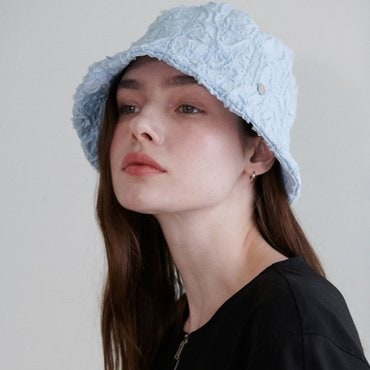 레이브 Jacquard Linkle Bucket Hat in S/Blue VX4MA313-21