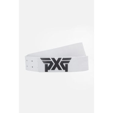 PXG [PXG공식] 남성 블랙 버클 로고 벨트-PIFPM870401