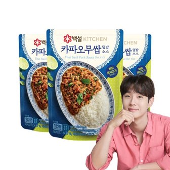 CJ제일제당 백설 카파오무쌉 덮밥 소스 150g x3개