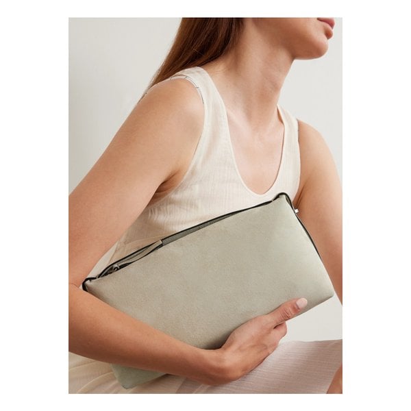 스쿱 스웨이드 클러치 오프 화이트 46376663162874059