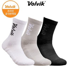 VBEB 클래식 로고 중목 양말 남성