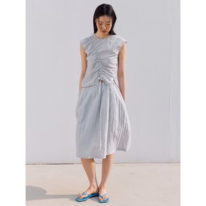 Shirring Sleeveless Top  Light Grey (KE5660M032)
