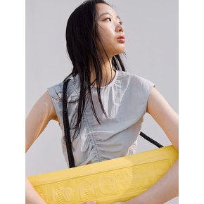 Shirring Sleeveless Top  Light Grey (KE5660M032)