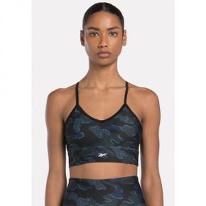 4642355 Reebok WORKOUT - ID TRAIN CAMO Light support sports bra black 77701001