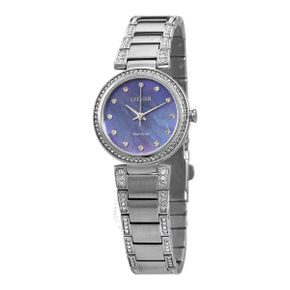 4666532 Citizen Eco-Drive Crystal Blue Mother of Pearl Dial Ladies Watch