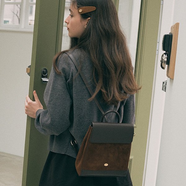 CLASSIC SUEDE BACKPACK BROWN