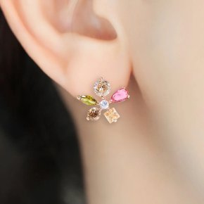 14k 데이지 플라워 귀걸이[주문제작]