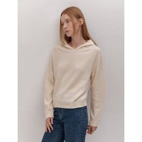 RACCON HOODY WHOLE GARMENT KN (CREAM)