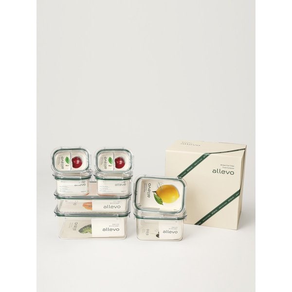 브리앙 풀 트라이탄 투명 밀폐 용기 반찬통 10P 풀세트