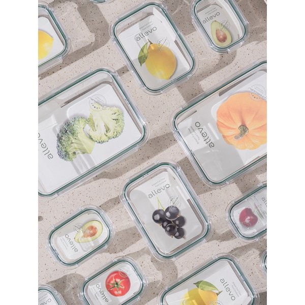 브리앙 풀 트라이탄 투명 밀폐 용기 반찬통 10P 풀세트