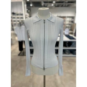 Calvin Klein Jeans [부산점] [CK진] 여성 폴로 넥 집 가디건 (J223331-YAF)