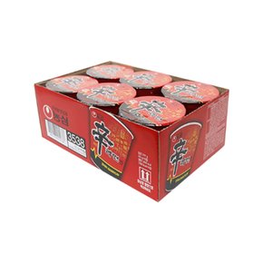 농심 신라면컵(소) 65g 6개 / 컵라면 작은컵