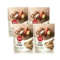 햇반 버섯야채죽420g x4개