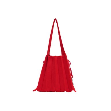 Lucky Pleats Knit S Barbados Red