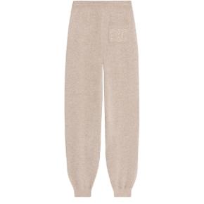 24 FW 셀린느 여성 Track pants in wool and cashmere oatmeal CELQH7PDBEI1T1AA00 TP826722756