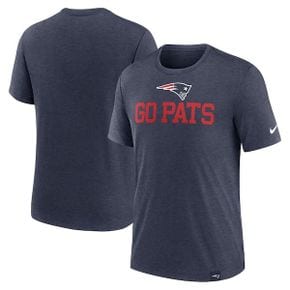 [해외] 1081309 나이키 NFL 남성 티셔츠 New England Patriots Nike Blitz Tri-Blend T-Shirt -