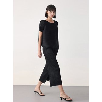 플리츠무드 슬래시 플리츠 팬츠 세트_2colors