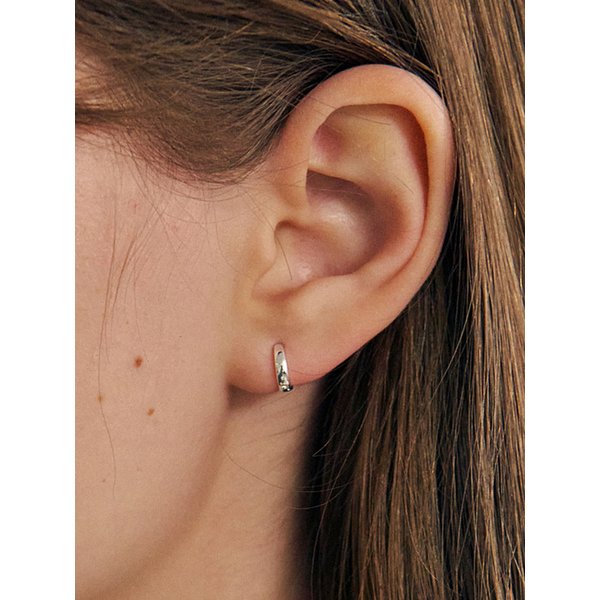 Mini Loop Cubic One Touch Earrings.EB1757