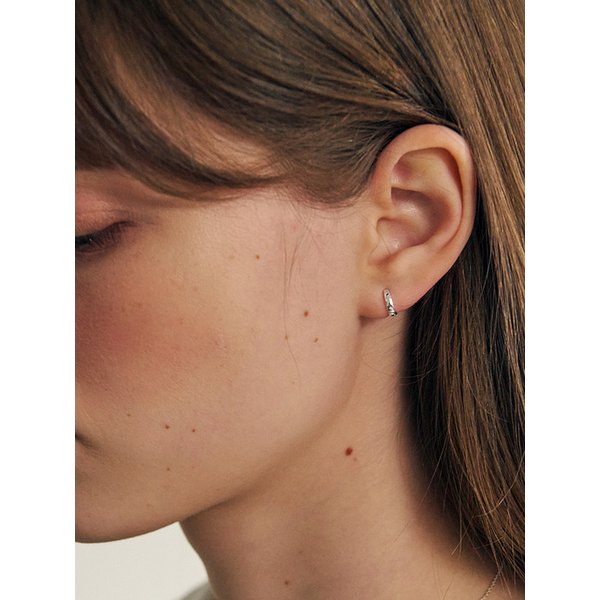 Mini Loop Cubic One Touch Earrings.EB1757