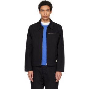 메르츠 비 슈바넨 블랙 집업 트윌 재킷 JKT07 99 DEEP BLACK