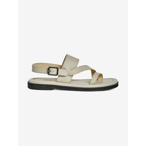 25mm Sergio Strap Sandal (Ivory)