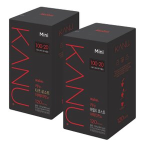 동서 맥심 카누 다크/마일드 미니 100T+20T x 2개