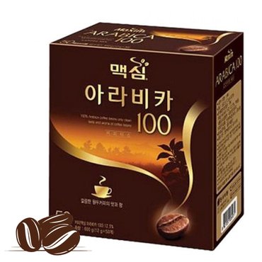  맥심 아라비카100 커피믹스 11.8g 50T x2개