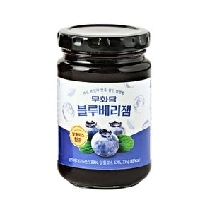 무화당 저당 알룰로스 과일잼 블루베리잼 235g x 3개