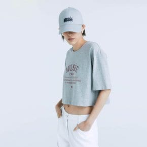 MAISON Musee Logo Ball Cap_Gray Denim