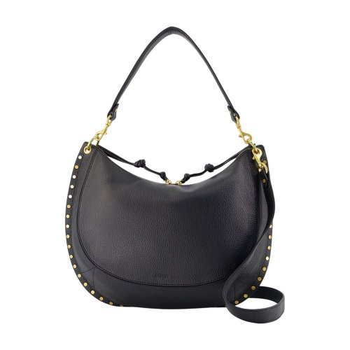 [해외배송] 26 F/W OSKAN 소프트 L 숄더 백 ISABEL MARANT 레더 블랙 B0732366431