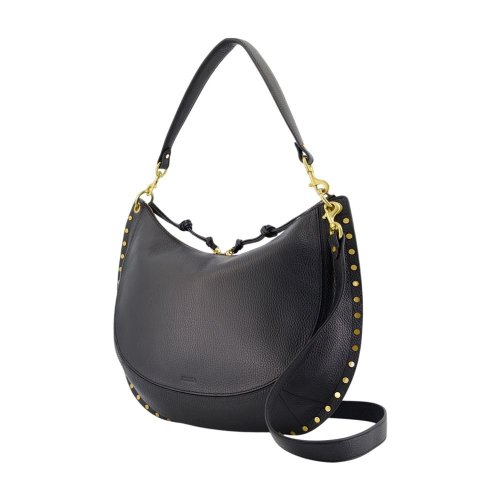 [해외배송] 26 F/W OSKAN 소프트 L 숄더 백 ISABEL MARANT 레더 블랙 B0732366431