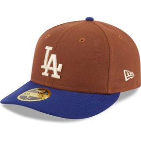 [해외] 1016506 뉴에라 모자 MLB [LA 다저스] Tiramisu Low Profile 59FIFTY Fitted Hat - Brown