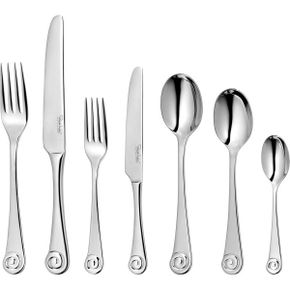 영국 로버트웰치 커트러리 Robert Welch Ammonite Bright 7 Piece Cutlery Place Setting. Made