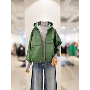 [파주점] [더아이잗컬렉션]양가죽 반후드넥 집업 점퍼 CSRBLT071