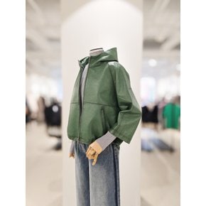 [파주점] [더아이잗컬렉션]양가죽 반후드넥 집업 점퍼 CSRBLT071