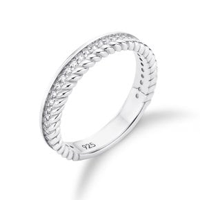 Silver925 로프 앤 볼륨 반지