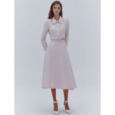 이바나헬싱키 Bell tweed midi flare skirt(3colors)