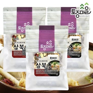 토종마을 [국내산]삼계탕재료 - 삼복초 195g (39gx5개) X 3개