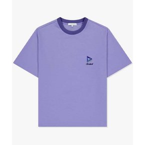 [24SS][온라인단독] LKM42304바이올렛 MARBLE PUNCH 아트웍 반팔 티셔츠