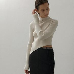 나인 KALI WOOL UNBALANCE SLIM KNIT T6958SG