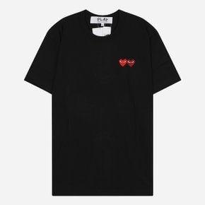 [시흥점] 6S AX T226 051 1 더블 하트 티셔츠 블랙