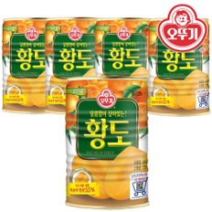 오뚜기 황도(반절) 400g 5개