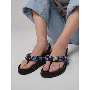 Nana sandal (flower navy)