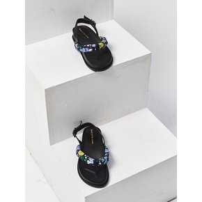 Nana sandal (flower navy)