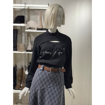 에고이스트 [파주점] 레터링자수 포인트  티셔츠(EQ4CL264)