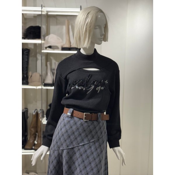 [파주점] 레터링자수 포인트  티셔츠(EQ4CL264)