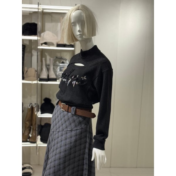 [파주점] 레터링자수 포인트  티셔츠(EQ4CL264)